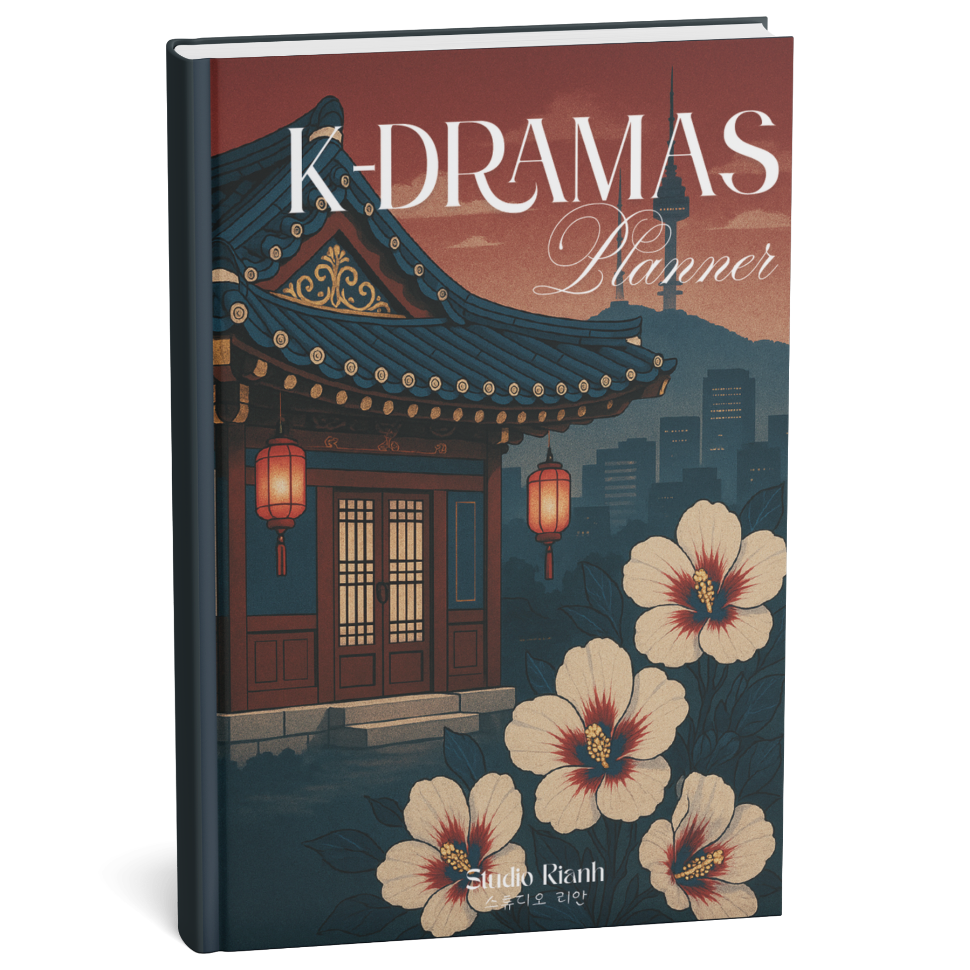 K-Drama Planner Fleurs de Cerisier 벚꽃 — Journal de Séries Coréennes