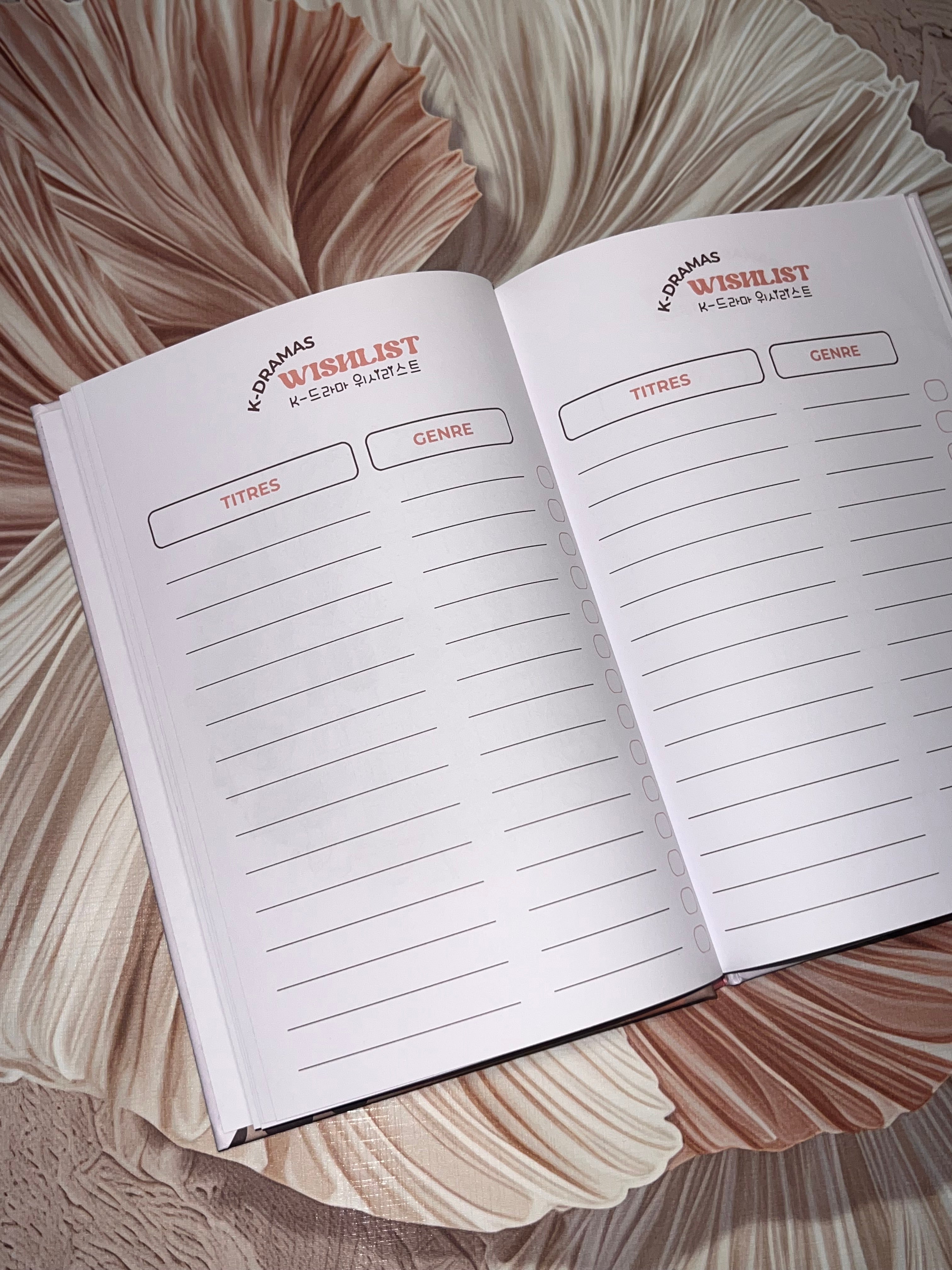 K-Drama Planner Hanbok 한복 — Journal de Séries Coréennes