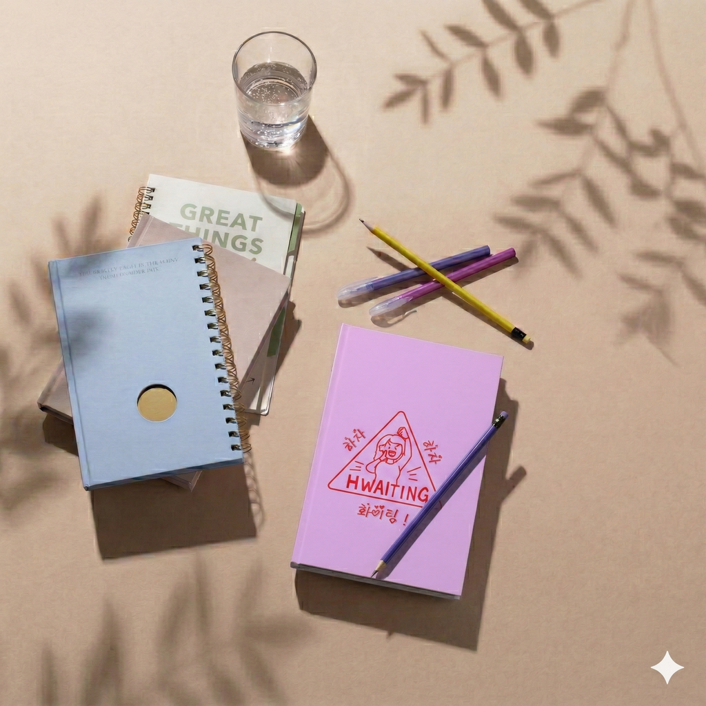 Notebook Fighting 화이팅 — Carnet Ligné K-Culture