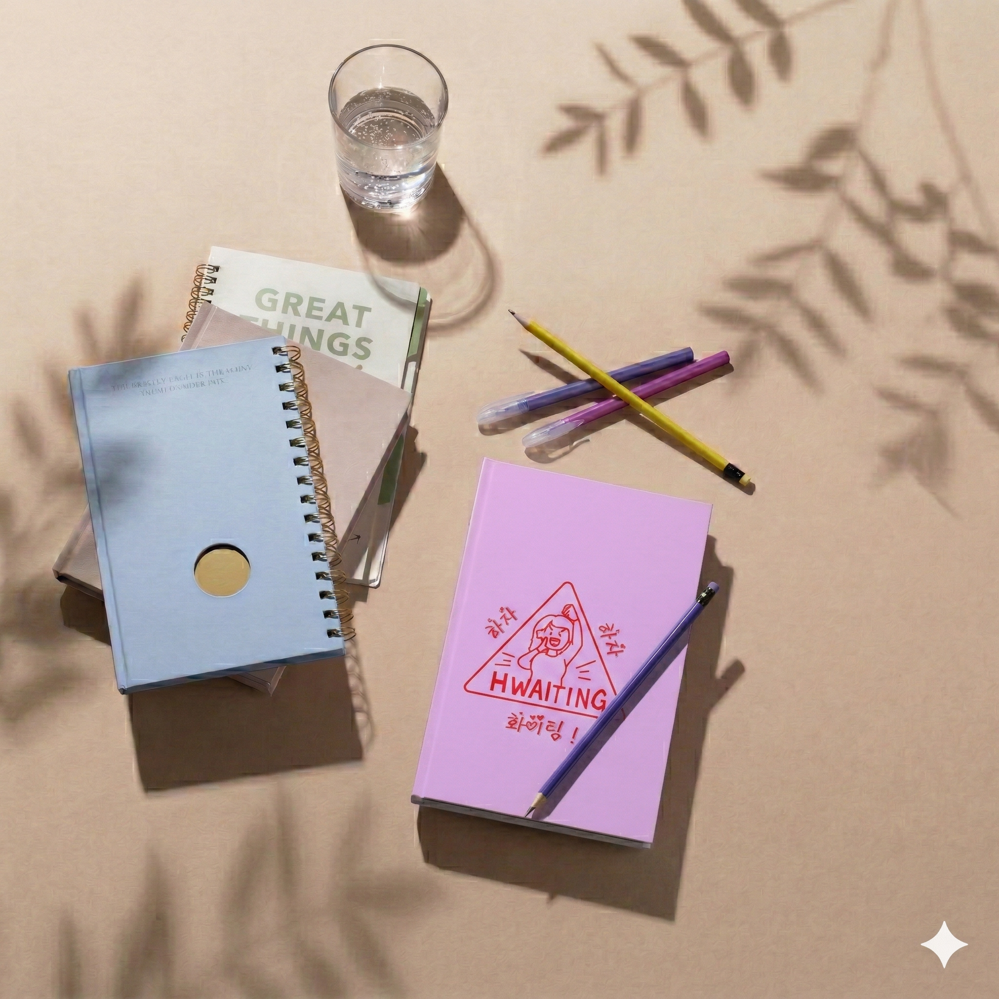Notebook Fighting 화이팅 — Carnet Ligné K-Culture