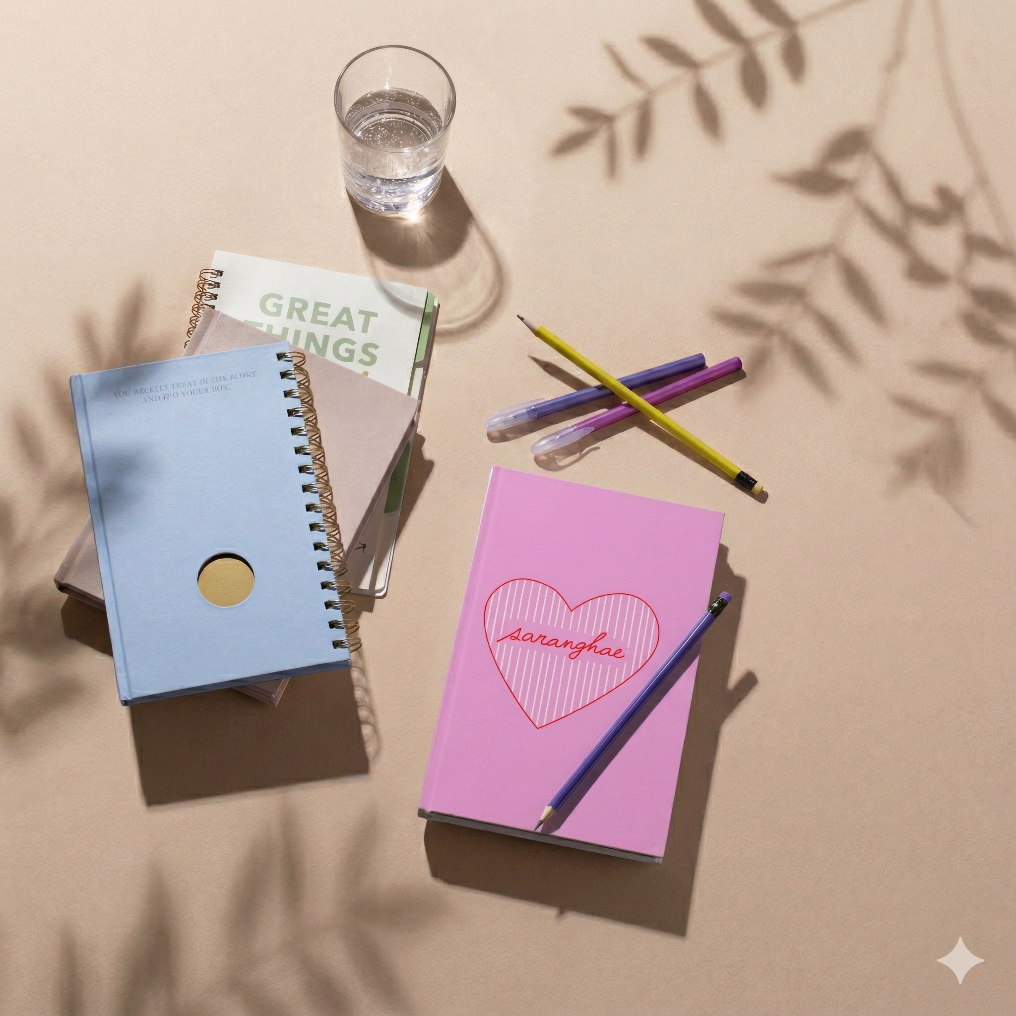 Notebook Saranghae 사랑해 — Carnet Ligné K-Culture